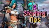 5 Tips For New Players Just Starting Playing Tarisland | King Spade