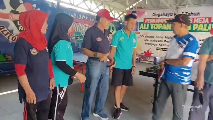 live pembukaan turnamen tenes meja hut ke 4 intern ptm alitopan