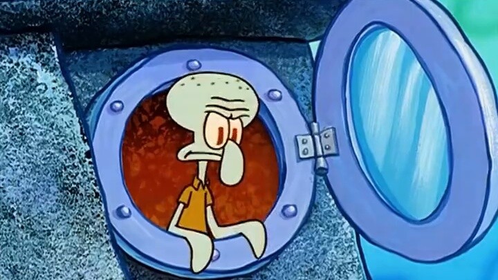 Mr. Krabs offends a jellyfish and is electrocuted and deformed