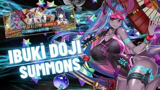 Summoning for the NEW Queen of ARTS Loopers! | FGO JP Ibuki Doji Berserker - Summer 7 Summons