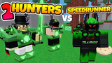 Roblox BedWars Speedrunner VS 2 Hunters
