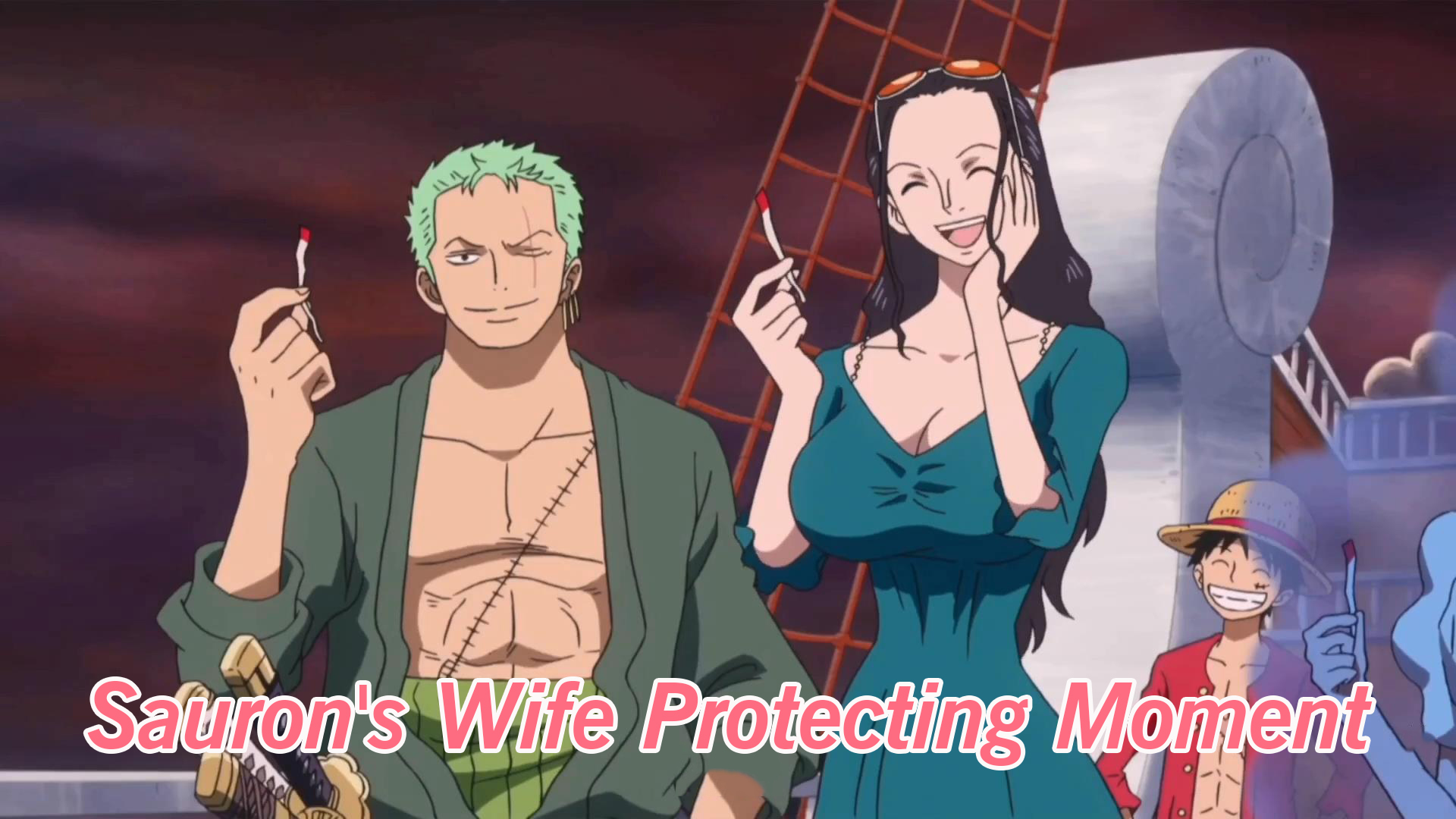 CapCut_zoro and robin sweet moment