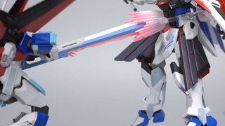 Freedom Gundam's waist has begun to hurt Bandai MR Soul Impulse Gundam out of the box to share