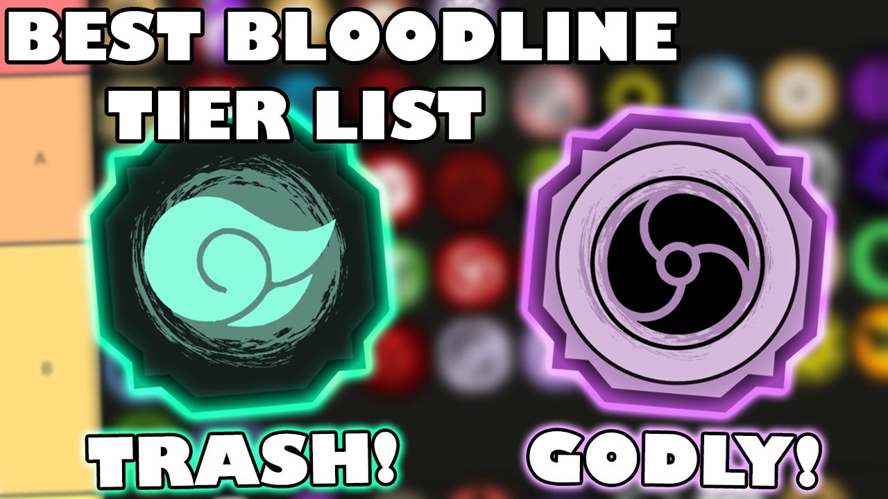 Here it is: BloodLine TierList