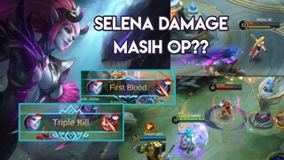 Selena Damage di Season 17? Auto Bantai!! | Gameplay Selena Zodiac Skin Mobile Legends