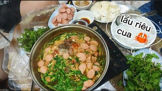 Cách làm lẩu riêu cua siêu ngon