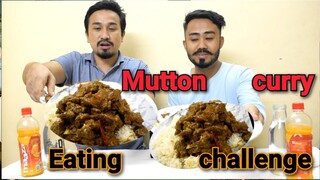 Mutton curry EATING CHALLENGE Manipuri || Hameng thongba chaba hanba thuba tanaba manipuri