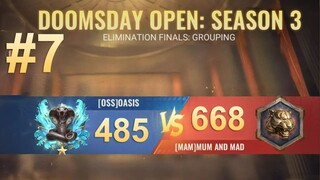 DOOMSDAY OPEN S3 FINAL GROUND OSS vs MaM - PART 7 STATE OF SURVIVAL