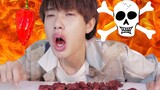 This guy risked his life to ate 102 devil peppers in one go!