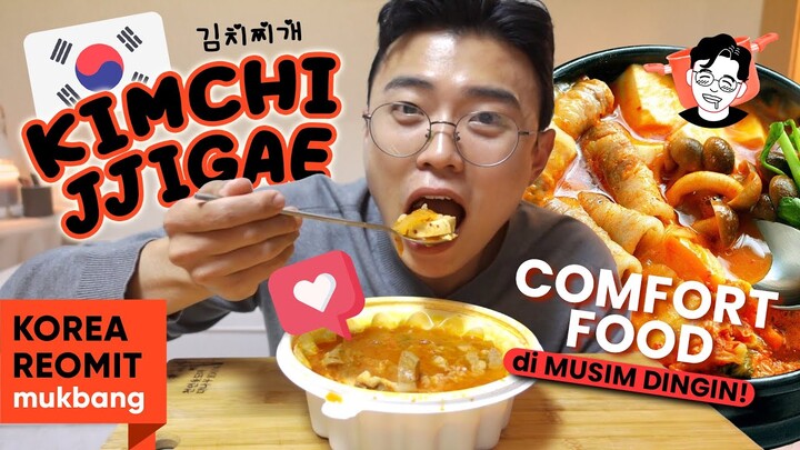 HARI INI LAGI PINGIN MAKAN MAKANAN KOREA!! MUKBANG KIMCHI JJIGAE!