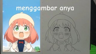 menggambar anya