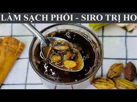 SIRO TRỊ HO - Cách làm SIRO HÚNG CHANH trị ho, LÀM SẠCH PHỔI , TĂNG SỨC ĐỀ KHÁNG