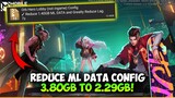 ML Config Reduce Data Smooth Clash - 1.40GB - How to Fix Lag in Mobile Legends - MLBB