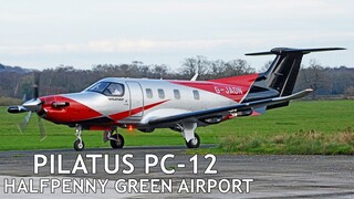 Pilatus PC-12 NGX - Start up, takeoff and landing