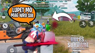 ANG GALING NI ATE PINANALO NYA ANG GAME! | RULES OF SURVIVAL