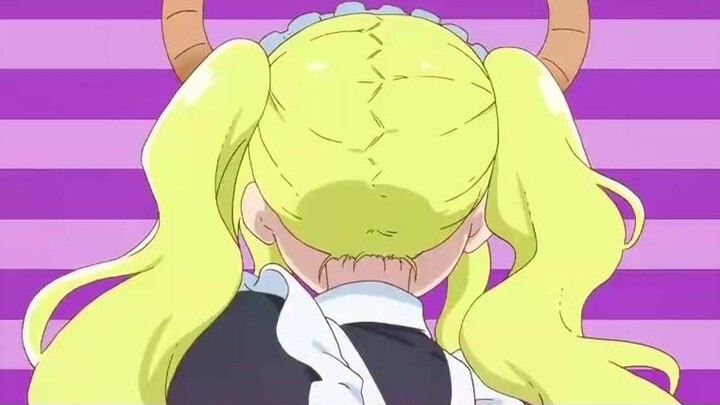 When the other dragons in Dragon Maid all wore maid costumes, Lukoa's was too sexy