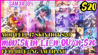 Cách Mod FULL Skin Liên Quân Mùa 20- Mod Full 17 Skin Hot Pick Mới Nhất