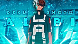 「ALIBI💫💙」 My Hero Academia - Deku Vs Todoroki「AMV/EDIT」1080p