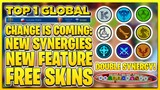 NEW SYNERGIES + NEW FEATURE -MAGIC CHESS ADVANCED SERVER HUGE CHANGES! Mobile Legends Bang Bang