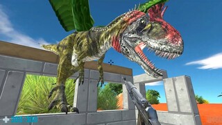Fly Dinosaurs Hunting Me. FPS Perspective! Animal Revolt Battle Simulator