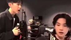 Hoshi went to the studio of BTS seniors after recording the show