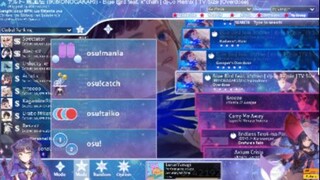 [osu! AT mode Gameplay] IKIMONOGAKARI - Blue Bird feat. kchan [ dj-Jo Remix ] TV Size (Ascendance)