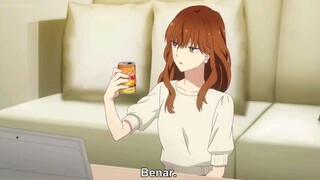 Koori Zokusei Danshi to Cool na Douryou Joshi Episode 9 Sub Indo