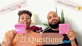 HILARIOUS COUPLES GAME with my COMEDIAN BOYFRIEND | 21 QUESTIONS | #STAYATHOME Fun