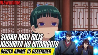 Kusuriya no Hitorigoto Opening nya akan dinyanyikan oleh vocalis Yoasobi | Berita anime