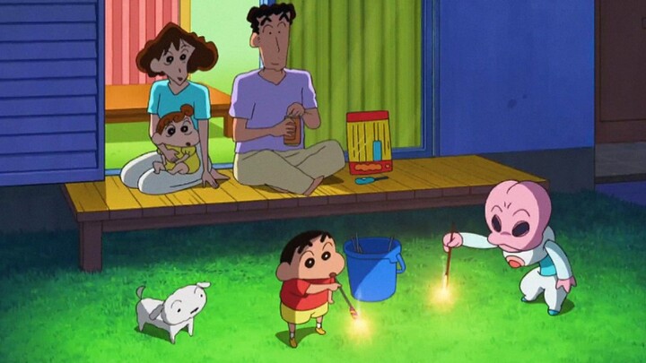 Lihatlah 24 telur Paskah dalam "Attack of the Spacemen" versi teatrikal Crayon Shin-Chan