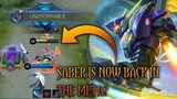 DOES SABER NOW IS BACK IN THE META AGAIN? | Mobile Legends Bang Bang