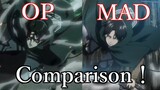 Attack on titan Opening 5 Comparison op and fan making video  進撃の巨人 op5 比較動画