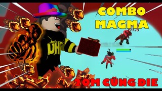 Roblox - Combo Magma Săn Bounty 20M bounty Cũng Phải Die Trước Combo Này - Blox Fruits