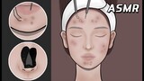 Skincare Stop Motion ASMR | Remove Makeup & Facial Treatment ❤ | Pop Pimples 【Meng's Stop Motion】