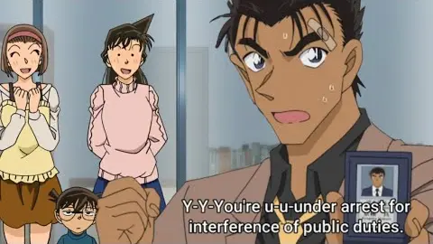 detective conan ran in danger