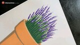 painted lavender