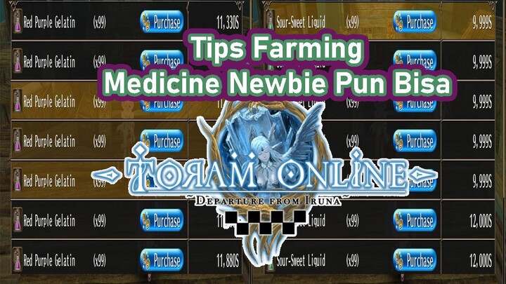 Tips Farming Medicine Cepat Dan Mudah - Toram Online