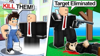 I HIRED BLOX FRUITS HITMEN TO GET REVENGE ON BOUNTY HUNTERS! *They Got MAD*