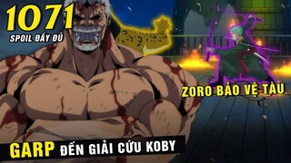 [ One Piece 1071 đầy đủ ] Garp xuất hiện giải cứu Koby , Zoro ngăn chặn Kaku phá tàu Sunny