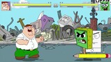 AN Mugen #390: Peter Griffin VS Abrasive Spongebob & Doodlebob