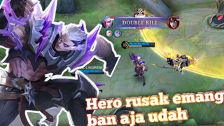 kalo gak mau diacak-acak!? mending ban aja dah!? ngerepotin sumpah nih hero - Mobile Legends