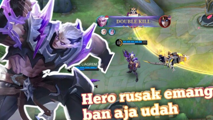 kalo gak mau diacak-acak!? mending ban aja dah!? ngerepotin sumpah nih hero - Mobile Legends