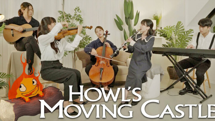 Howl's Moving Castle - Carousel of Life & Violin Clarinet Cello Piano Guitar Merry Go Round of Life 