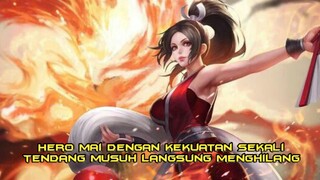 Hero Collab Honor Of King x SNK maiᵐᵃᶦ shiranui dengan kekuatan tendangannya yang mematikan🔥