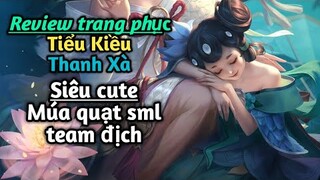 [ VGVD ] Review trang phục mới Tiểu Kiều Thanh Xà Truyện cực cute - Cầm quạt chọi nát team địch !!!