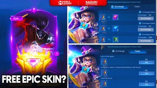HOW TO WIN AN EPIC SKIN IN SURPRISE BOX EVENT | FREE ELITE SKIN | SURPRISE BOX EVENT | MLBB