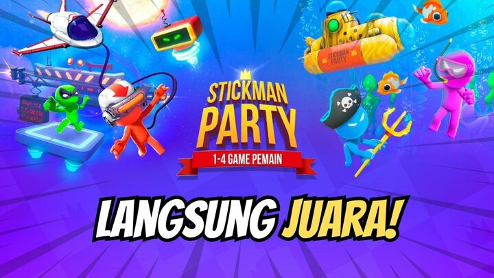 LANGSUNG JUARA! SI MERAH JAGO! - Stickman Party 2 3 4