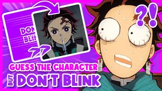 ANIME CHARACTER QUIZ | GUESS THE ANIME CHARACTERS IN JUST A BLINK | Anime Quiz