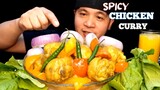 SPICY CHICKEN CURRY | PINOY MUKBANG