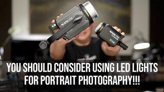 Why You SHOULD Consider using LED Lights for Portrait Photography